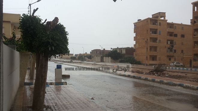 تساقط أمطار غزيرة على كفر الشيخ يتسبب في توقف حركة الصيد 