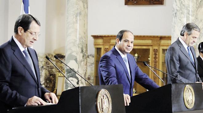 «إعلان القاهرة»: إعادة ترسيم الحدود البحرية.. وتحذير لتركيا