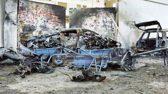 السيارات المفخخة تحاصر السفارة المصرية فى ليبيا