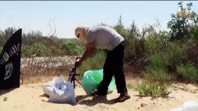 مصدر أمنى: فيديو «كرم القواديس» تم بثه من «غزة»