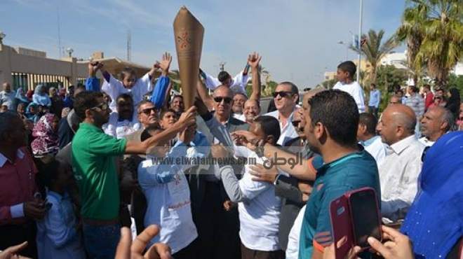 محافظة بورسعيد تستقبل شعلة الأمل في دورة الأوليمبياد الخاص الدولية