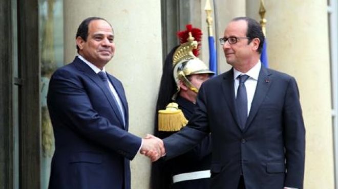 السفارة الفرنسية: زيارة السيسي تجسيد لعمق العلاقات الإستراتيجية 