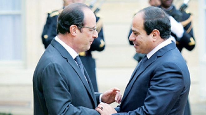 «السيسى» لـ«لوفيجارو»: لا يوجد فى مصر «حبس إدارى»..وحرية الرأى مكفولة