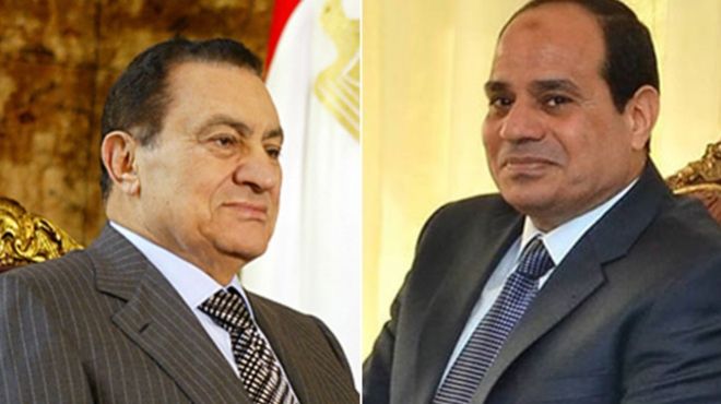 بالفيديو| في 2014.. مبارك والسيسي على 