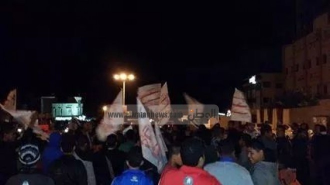 مسيرة ليلية للإخوان بالعباسية في دمياط للمطالبة بالإفراج عن المحتجزين