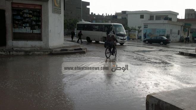 سقوط الأمطار يؤثر على حركة السير بكفر الشيخ واستنئاف الصيد بالبرلس