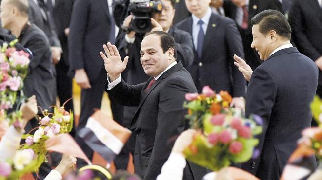 «السيسى» يختتم زيارة الصين بدعوة الشركات الكبرى للاستثمار فى مصر