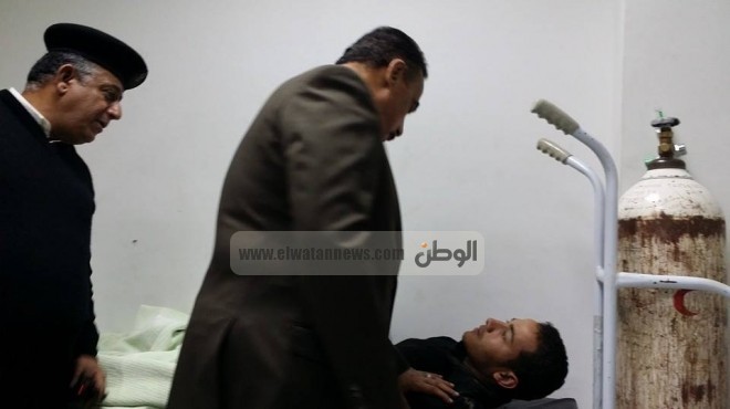 بالصور| مدير أمن بورسعيد يزور الجنود المصابين في حادث شرق التفريعة