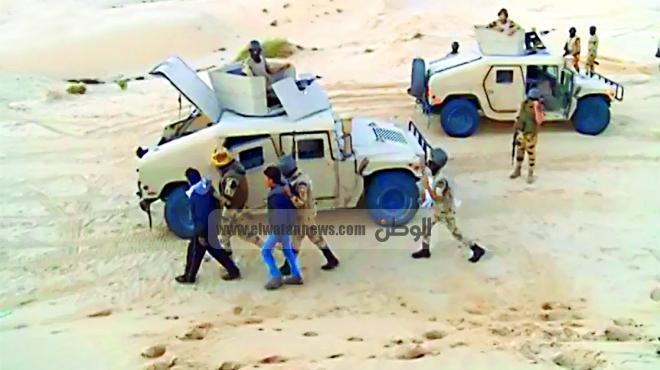  القبض على عدد من المشتبه فيهم بالجورة جنوب الشيخ زويد 