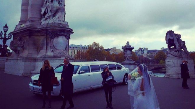 لاميتا فرنجية تنشر صور زفافها على 