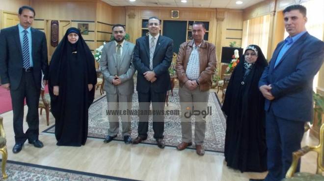 بالصور| نائبات بالبرلمان العراقي في زيارة لجامعة المنصورة