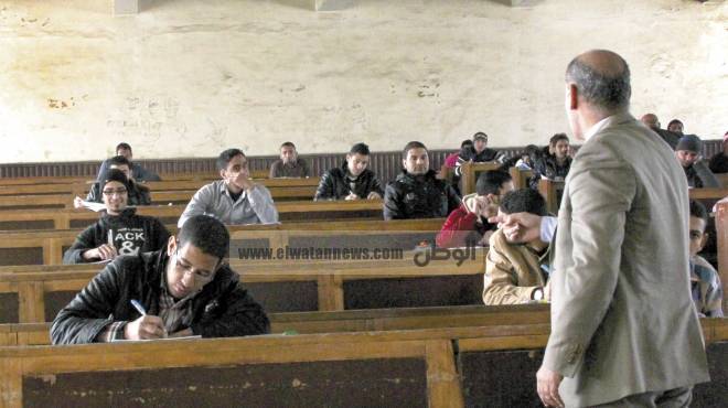 ضبط 17 حالة غش في امتحانات التيرم الأول بجامعة كفر الشيخ