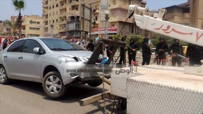 مرور كفر الشيخ يضبط سيارة مبلغ بسرقتها من 2013