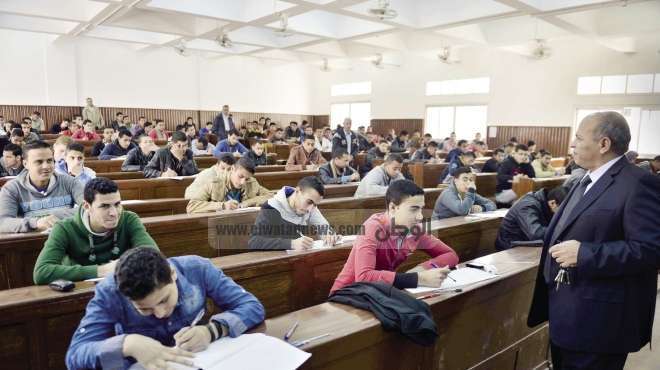  8 حالات غش بامتحانات نصف العام بجامعة دمياط اليوم