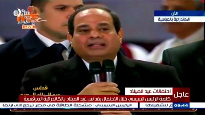السيسي: لا أحزاب على أسس دينية.. والمصريون يرفضون 