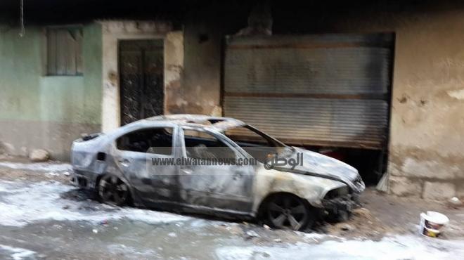 عاجل| اندلاع حريق في سيارة رئيس محكمة بني سويف بالفيوم