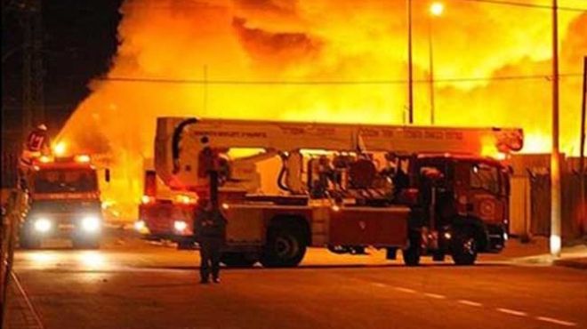 تفحم سائق إثر اشتعال سيارته على الطريق الدولي بكفر الشيخ