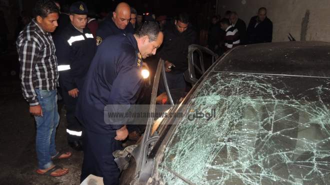 بالصور| انفجار سيارة مفخخة بمساكن بلال بن رباح ببورسعيد
