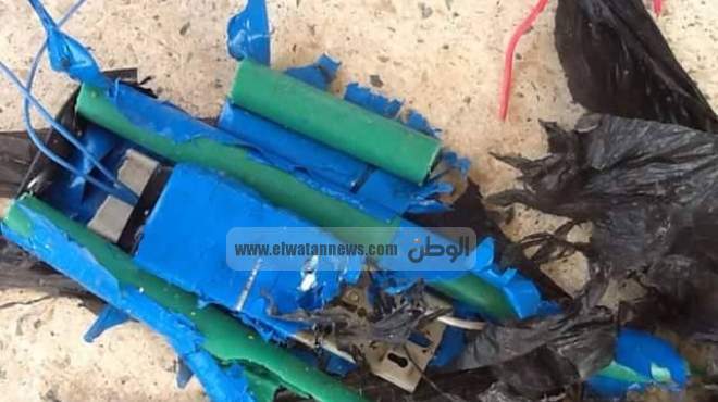 العثور على قنبلة هيكلية أمام كمين العجيزي بمدينة السادات بالمنوفية