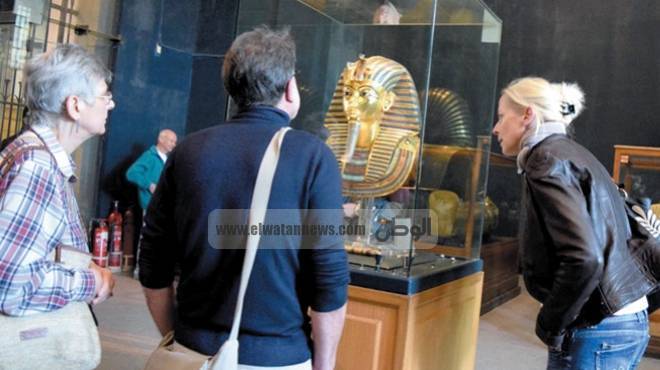 لحية «توت عنخ آمون» تجذب السائحين لزيارة المتحف