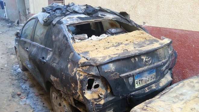 انفجار جسم غريب أسفل سيارة في كفر الشيخ