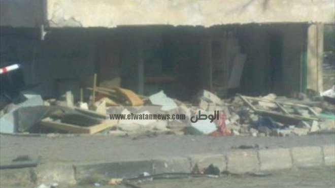 بالصور| آثار التفجيرات الإرهابية على مديرية أمن شمال سيناء 