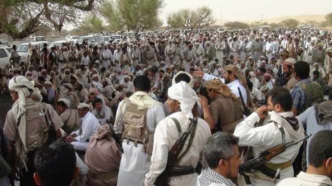 تظاهرات مؤيدة لزعيم الحوثيين في جنوب صنعاء