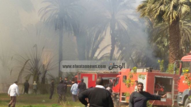 الحماية المدنية: حريق هائل في المبني الإداري بأرض المعرض بمدينة نصر
