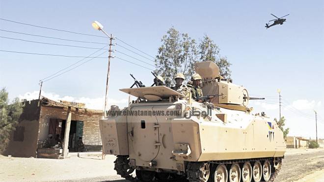 عاجل| الجيش: تدمير 3 عربات نقل كانت مجهزة للتفجير عن بعد بشمال سيناء