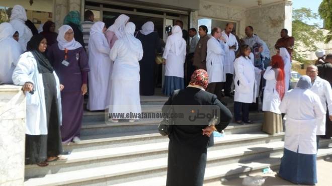 إضراب أطباء مستشفى البابور لاعتداء شخصين على نائب مدير الطوارئ