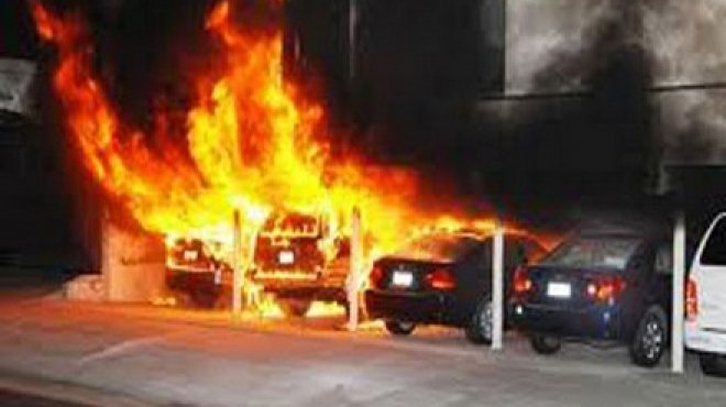 تفاصيل مشاركة 20 إخوانيا في حرق 8 سيارات بشركة 
