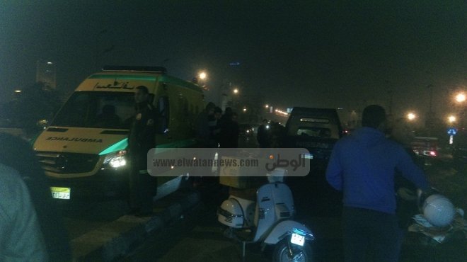 إصابة الإعلامي إبراهيم حجازي في حادث تصادم بطريق الواحات 