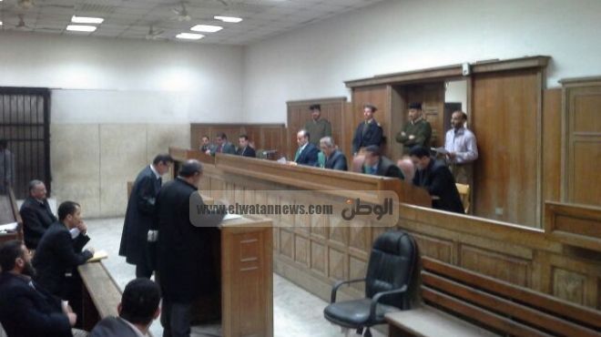 تأجيل محاكمة 12متهما بقتل ضابط شرطة بالمنيا لـ2 يونيو 