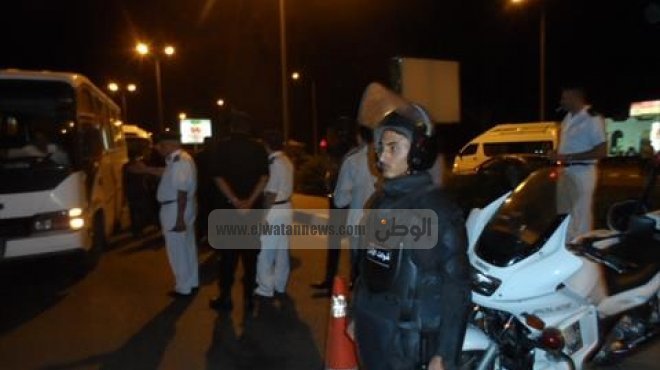 القيادات الأمنية تنتقل لموقع الانفجار بمحيط سجن أسيوط العمومي