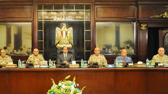 السيسي: الإرهاب لن يثني رجال مصر عن مواصلة جهود تأمين الوطن