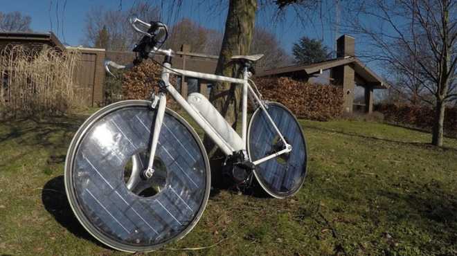 Solarbike.. دراجة هوائية تعمل بالطاقة الشمسية