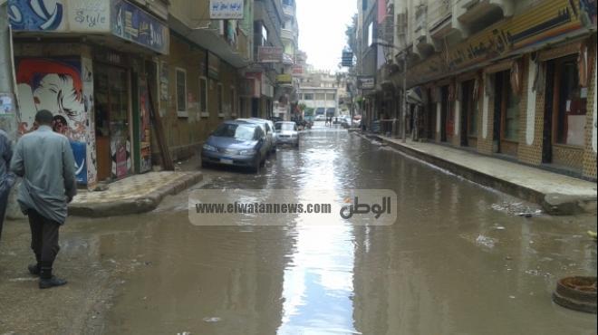 بالصور| الطقس السيء يضرب مدن وقرى محافظة كفر الشيخ 