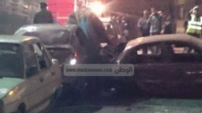 بالصور| أمن الشرقية: انفجار الزقازيق ناتج عن عبوة بدائية أسفل سيارة