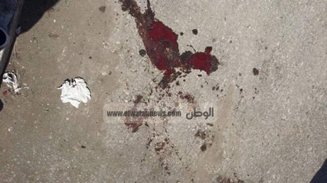 بالفيديو| آثار دماء العقيد الشهيد وائل طاحون الذي تم اغتياله