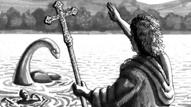 قصة القديس مبشر المسيحية في إسكتلندا مع أسطورة 