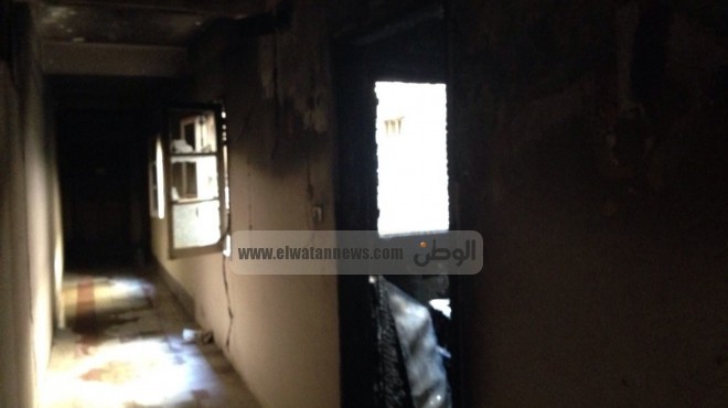بالصور| تفحم ربة منزل وابنتها في حريق هائل بشارع ميدان الجيش