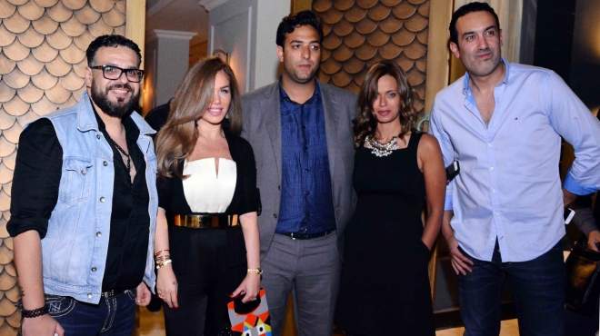 بالصور| نجوم الفن والرياضة في حفل افتتاح مطعم النجمين حازم إمام وميدو