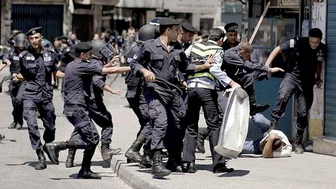 مواجهات بين الشرطة الأردنية ومتظاهرين في مخيم 
