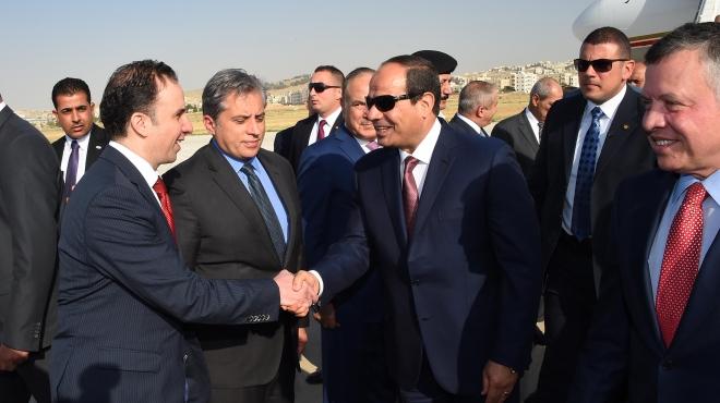 تعرف على اللقاءات الثنائية بين الرئيس السيسي وملك الأردن