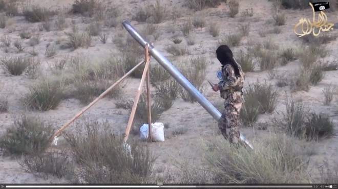 بالصور| إصدار جديد لإرهابيين في سيناء.. صاروخ على 