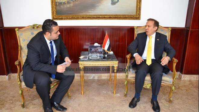 السفير العراقي: نطمح لزيادة التعاون بين القاهرة وبغداد