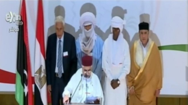 بالفيديو| القبائل الليبية: لا حوار مع الإخوان أو أي تنظيم إرهابي آخر 
