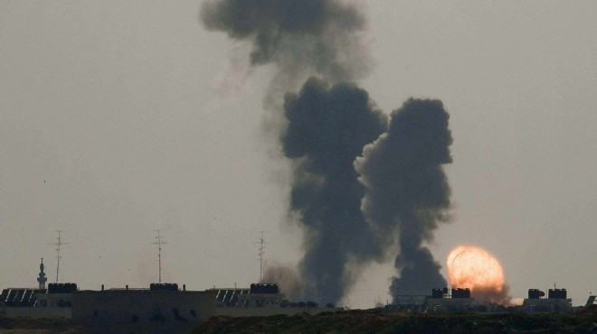 عشرة جرحى بينهم خمسة أطفال في غارة جوية إسرائيلية على جنوب قطاع غزة