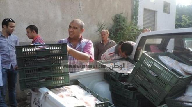 بالصور| ضبط محل عطارة يروج ياميش فاسد في حملة تموينية بالقليوبية