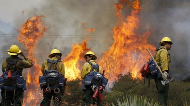 حرائق الغابات تهدد السكان في كاليفورنيا